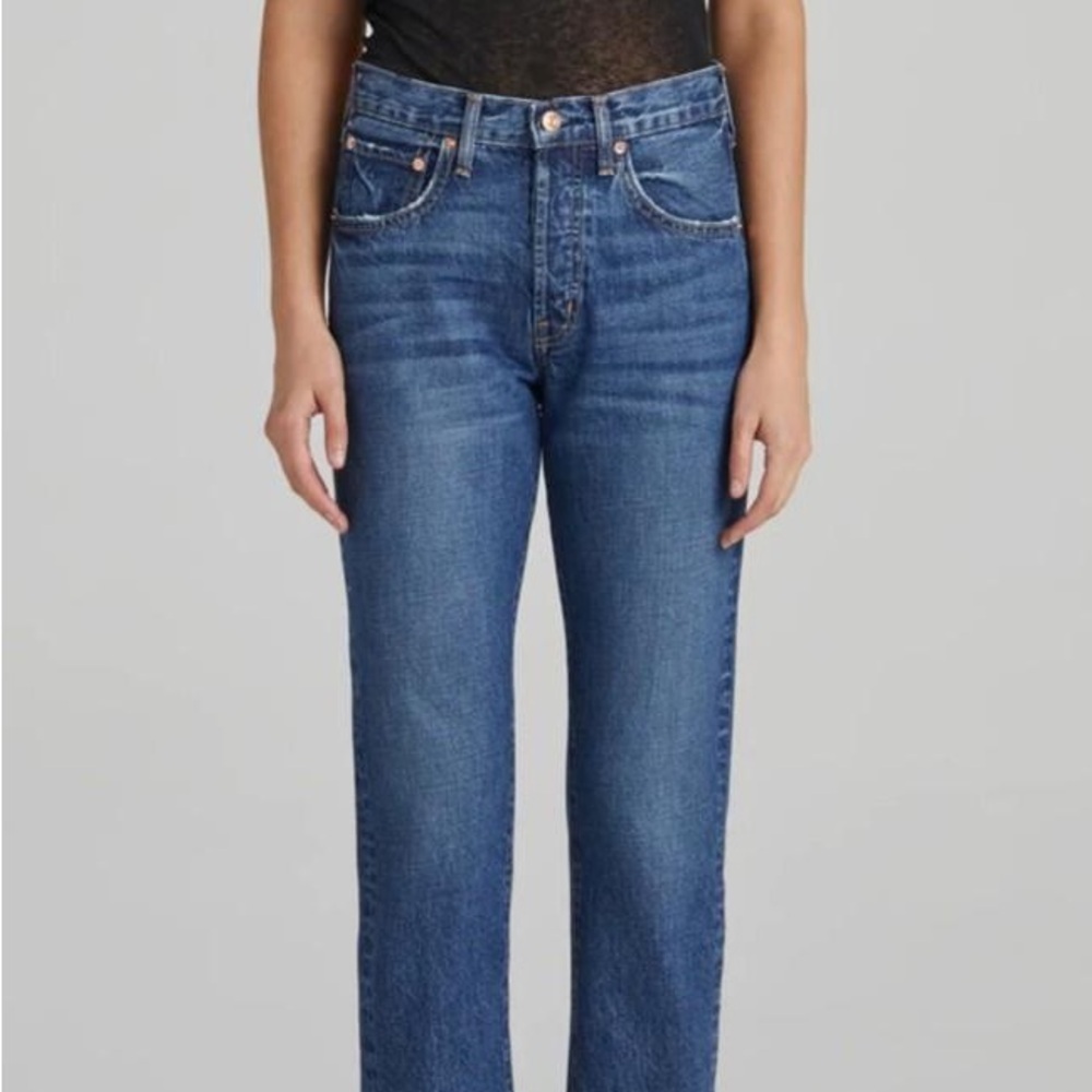 Edwin Blue Straight Leg Jeans Relaxed Fit